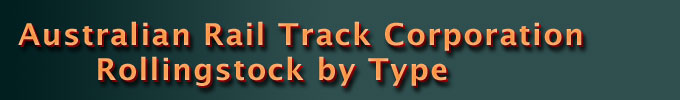 Australian Rail Track Corporation Index of Rollingstock by Type