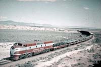 GM19 hauling freight train