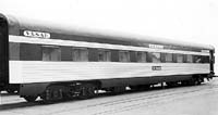'b08-12 -   - Victorian & South Australian Railway Joint sleeping car <em>Allambi</em> as built in 1949 prior to entering service. The name board lettering is in cursive.(South Australian Railways)'