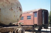 'cd_p0104111 - 2<sup>nd</sup> November 1985 - Dry Creek - Steamranger - Steel car 715 and water tank '