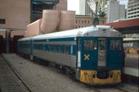 8.6.1986 Bluebird trailer car "105" Adelaide station