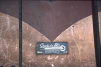 16<sup>th</sup> July 1986 Peterborough loco 606 builders plate