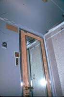 'cd_p0109737 - 14<sup>th</sup> June 1990 - Ghan ARL 250 <em>Kulgera</em> car mirror on back of compartment door'