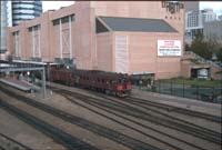 24.3.1995 Adelaide - Red Hen 428 + other railcars