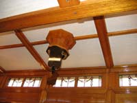 9.4.2006 Keswick – Interior SSAF27 Governor's car - detail of ceiling fan