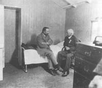 'cr73 - circa 1915 - Camp train hospital car interior '