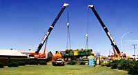 'pf_1473 - 21.11.1997 - DA3 lifted onto a flat top at Rosewater'